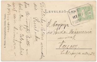 1911 Nagyszurduk, Nagy-Szurduk, Surducu Mare (Banat); Izoc, vasútállomás, Vasúti híd (Kovács és Polg...