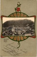 1911 Brassó, Kronstadt, Brasov; Art Nouveau litho