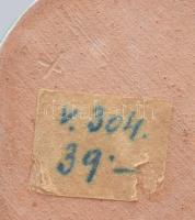 Iparművész mázas kerámia kéményseprő figura, jelzés nélkül, kis kopással, m: 14,5 cm