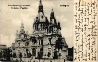 1906 Budapest XIV. Közlekedésügyi csarnok / Verkehrs Pavillon (fl)