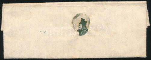 1845 Portós levél "PRESBURG"