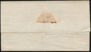 1833 Hivatalos levél "OEDEN= / BURG"