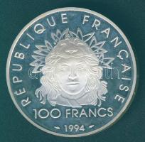 Franciaország 1994. 100Fr "Olimpia ´96" Ag T:PP