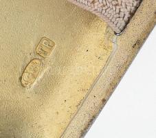 Cigarettatárca, Napoleon a harctéren jelenettel. Plasztikus kialakítású antik orosz ezüst tárca. GR ...