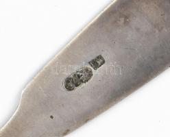 Antik orosz ezüst kanalak. 84 zolotniki ezüst (Ag) jelzéssel, mesterjeggyel, 10 db 203 g