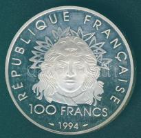 Franciaország 1994. 100Fr "Olimpia ´96" Ag T:exPP