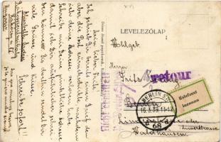 1939 Budapest XVI. Rákosszentmihály, községháza, retour, címzett ismeretlen. Dénes József kiadása (f...