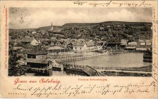 1899 (Vorläufer) Vízakna, Salzburg, Ocna Sibiului; fürdő. Karl Graef / spa