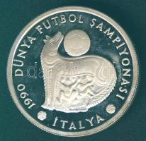 Törökország 1990. 20.000L "Labdarúgó VB" Ag T:PP