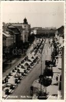 Kolozsvár, Cluj; Deák Ferenc út, autóbusz / street, bus