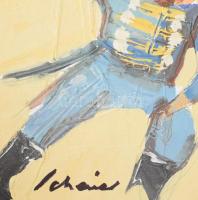 Schéner Mihály (1923-2009): 1848/49-es szabadságharc. Olaj, farost. Jelezve balra lent. Hátoldalán S...