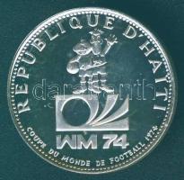 Haiti 1973. 25G Ag "Labdarúgó VB" T:PP