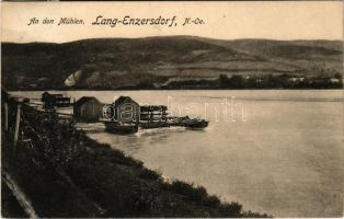 Langenzersdorf, Lang-Enzersdorf; úszó hajómalom / floating ship mill (EK)