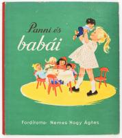 Ullmann, W[ilhelm] O[tto]: Panni és babái. Ford.: Nemes Nagy Ágnes. H[anna] Roth - Schaberschul rajzaival. Dresden-Laubegast,1961,Jugendland, 5 sztl. lev. 2. kiadás. Félvászon-kötés, keménytáblákkal, kissé kopott borítóval.
