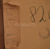 Jelzés nélkül, XX. sz. első fele: Csendélet. Olaj, karton. Hátoldalán 1966-os datálású BÁV raglappal...