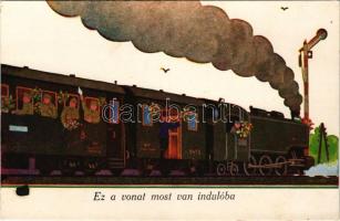 Ez a vonat most van indulóban... / Soldiers, train s: Kluka (fl)