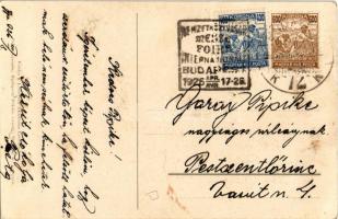 1926 Magyar katonai humoros művészlap. Kiadja a Ludovika Akadémia Levente-köre / Hungarian military ...