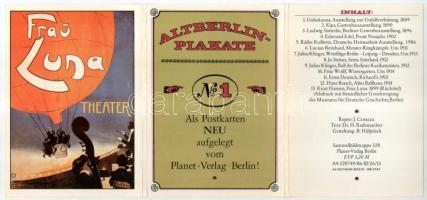 12 db MODERN reprodukciós művészlap tokban / 12 modern repro Berlin art postcards in case