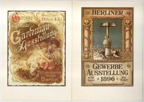 12 db MODERN reprodukciós művészlap tokban / 12 modern repro Berlin art postcards in case