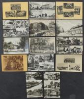 Kb. 220 db MODERN magyar fekete-fehér kis alakú város képeslap az 50-es évekből. Képzőművészeti Alap