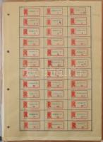 Szinte komplett Budapest ragjegy gyűjtemény az 1960-1970-es évekből, szám szerint növekvő sorrendben 1-től 10.000-ig album és kockás lapokon feldolgozva. Gondosan kezelt, tartalmas anyag!