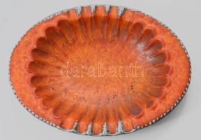 Dümler &amp; Breiden iparművész kínálótál, jelzett, 30x22 cm