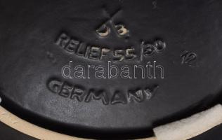 Dümler &amp; Breiden iparművész kínálótál, jelzett, 30x22 cm