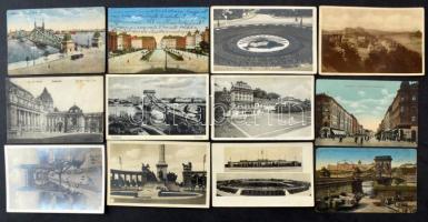 BUDAPEST - kb. 81 db RÉGI képeslap vegyes minőségben