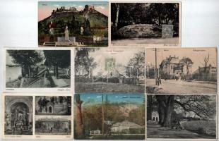 Kb. 73 db RÉGI magyar város képeslap vegyes minőségben