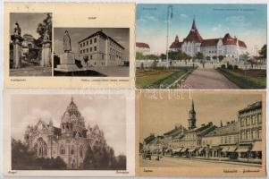 Kb. 73 db RÉGI magyar város képeslap vegyes minőségben
