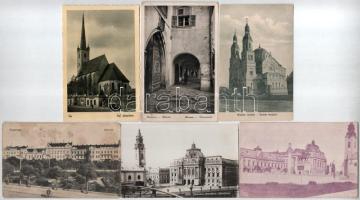 Kb. 60 db RÉGI erdélyi város képeslap vegyes minőségben