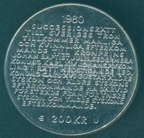 Svédország 1980. 200Kr "Királyi öröklési jog" Ag T:BU