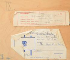 Kelemenné Mészöly Laura (1919-1990): Miniatűr IX. (Balatonpart). Olaj, fa. Jelzett. Hátoldalán Képcs...