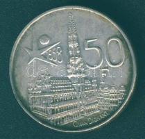 Belgium 1958. 50F Ag "Brüsszel" T:2+