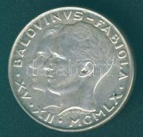 Belgium 1960. 50Fr Ag "Baldvin király és Fabiola" T:2+