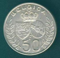Belgium 1960. 50Fr Ag "Baldvin király és Fabiola" T:2+