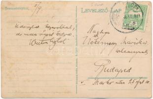 Trencsénteplic, Trencianske Teplice; uszoda / Bad, Schwimmschule. Hermann Seibt (München) / swimming...