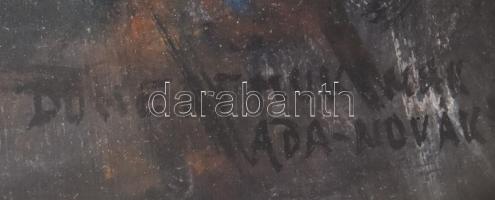 Aba-Novák jelzéssel: Kalapos fiú. Olaj, karton. Üvegezett fakeretben, 24×19 cm