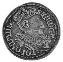 Lengyel-Litván Nemzetközösség 1595. 3gr Ag "III. Zsigmond" Olkusz (2,32g) T:XF patina Polish-Lithuanian Commonwealth 1595. 3 Grossus (Trojak) Ag "Sigismund III" Olkusz (2,32g) C:XF patina Iger O.95