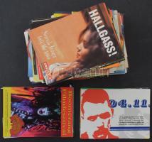 Kb. 220 db MODERN postatiszta reklám és üdvözlő motívum képeslap, főként 1-2 példányban