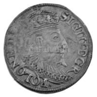 Lengyel-Litván Nemzetközösség 1595. 3gr Ag "III. Zsigmond" Olkusz (2,34g) T:AU,XF patina Polish-Lithuanian Commonwealth 1595. 3 Grossus (Trojak) Ag "Sigismund III" Olkusz (2,34g) C:AU,XF patina Iger O.95