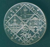 Csehszlovákia 1988. 100K "Prágai Bélyegkiállítás" Ag T:1