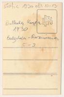 1930 Sofia, Sofiya; Balkán Kupa. A román labdarúgó csapat focistái a Bulgária-Románia (5-3) válogato...