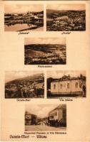 Ocnele Mari (Valcea); Salinele, Ocnita, Penitenciarul, Vila Athena, Magazinul Popescu si Vila Radulescu / salt mine, prioson, villa, street, shops