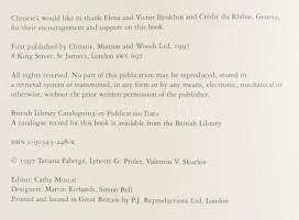 Tatiana Fabergé - Lynette G. Proler - Valentin V. Skurlov: The Fabergé. Imperial Easter Eggs. A szer...