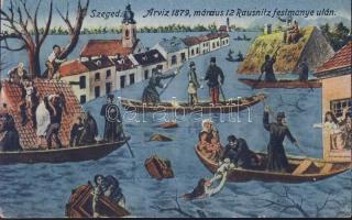 Szeged az 1879-es árvíz idején s: Rausnitz (EK)