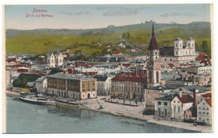 1923 Passau, leporello 12 képeslappal / leporello booklet with 12 cards