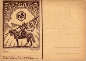 Pro Patria et Libertate. Gárdonyi R. kiadása / Hungarian national propaganda s: Pataky F.