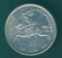 Litvánia 1925. 5L Ag T:2/3