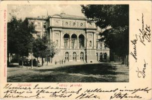 1902 Temesvár, Timisoara; Városi színház. Polatsek-féle kiadása / theatre (apró szakadás / small tear)